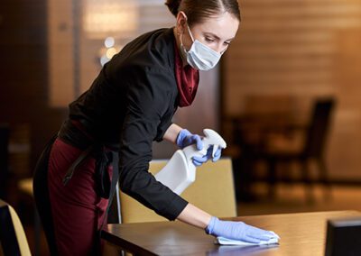 Restaurant professional cleaning and sanitation service