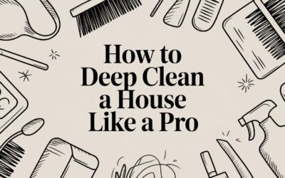How to Deep Clean a House Like a Pro