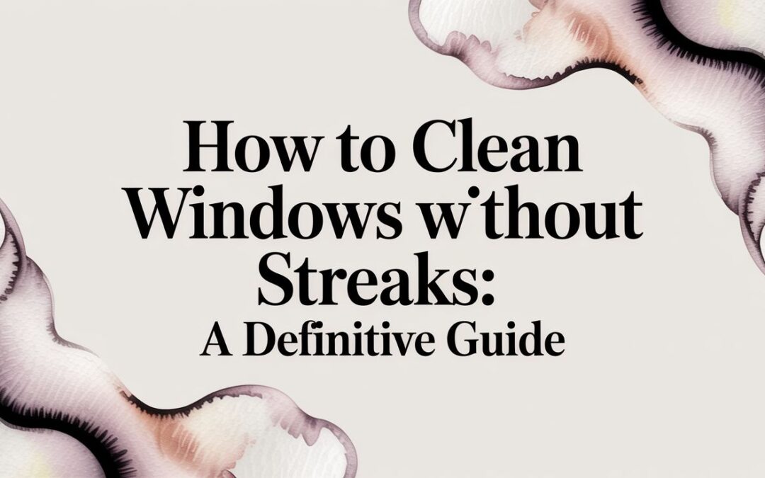 how to clean windows without streaks: A Definitive Guide