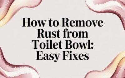 How to Remove Rust from Toilet Bowl: Easy Fixes