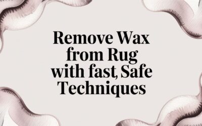 Remove Wax From Rug With Fast Safe Techniques