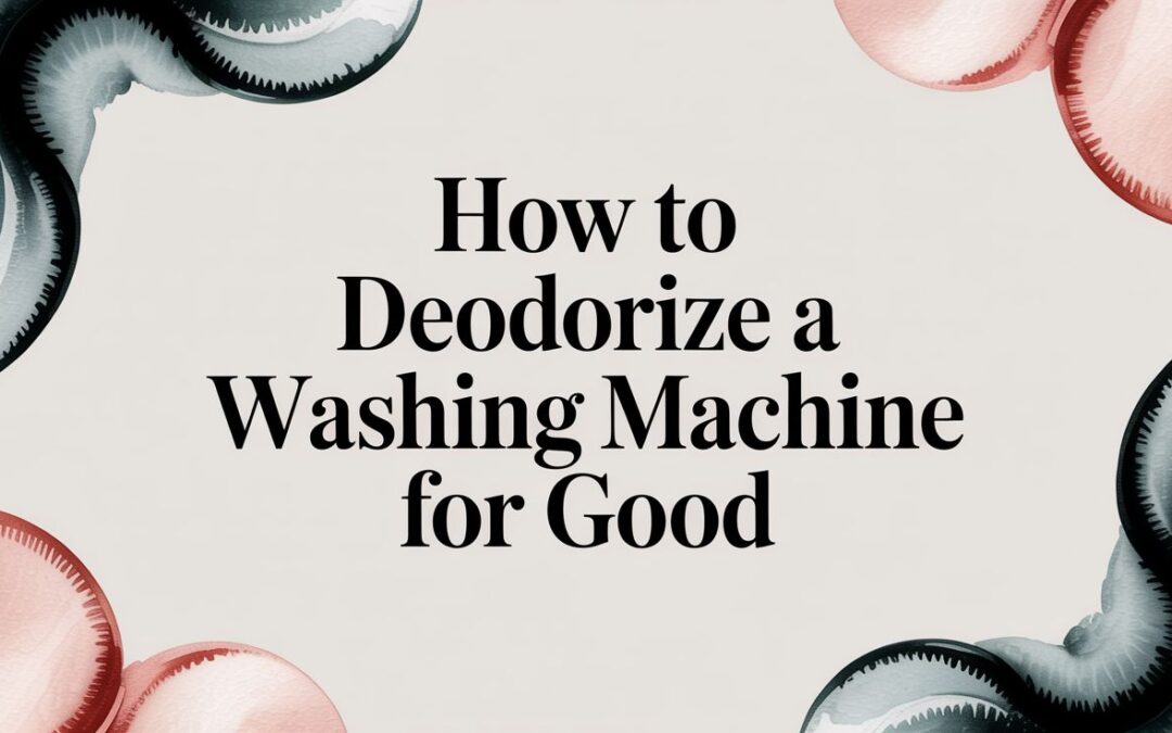 How to Deodorize a Washing Machine for Good