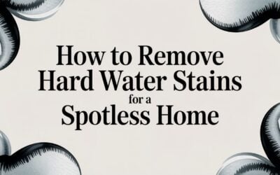 How to Remove Hard Water Stains for a Spotless Home