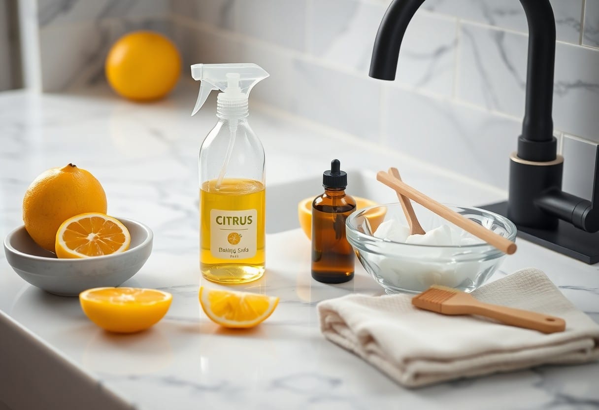 methods for sanitizing kitchen countertops naturally hjb