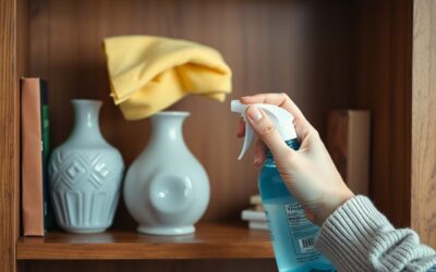 What is grandmas' simple trick to eliminate dust?