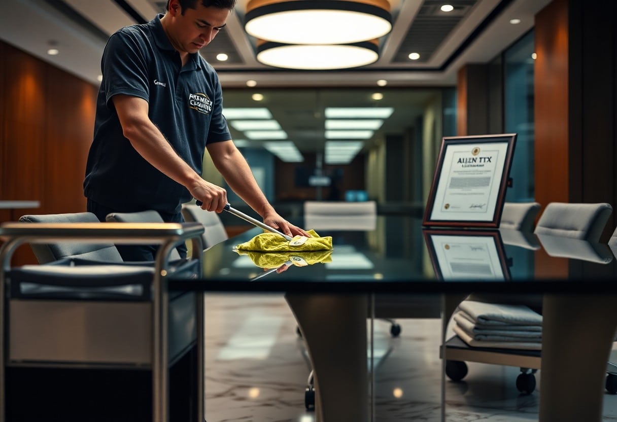 professional office cleaning service allen tx wdi