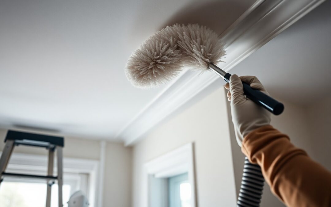 How to get rid of builder's dust in the house?