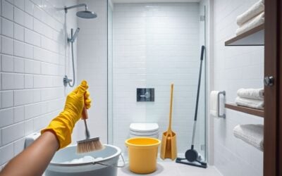 How do I completely deep clean my bathroom?