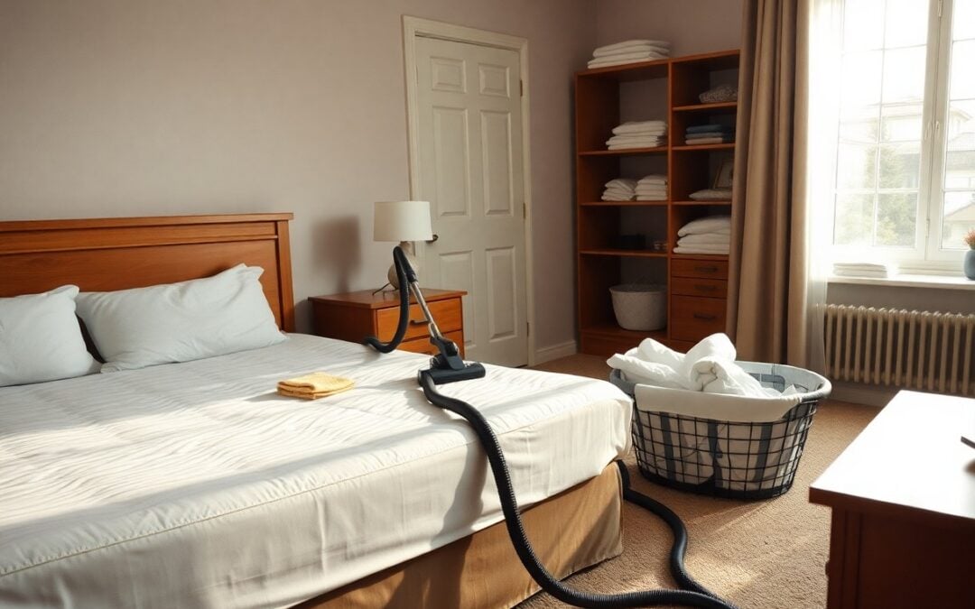 How to properly deep clean a bedroom?