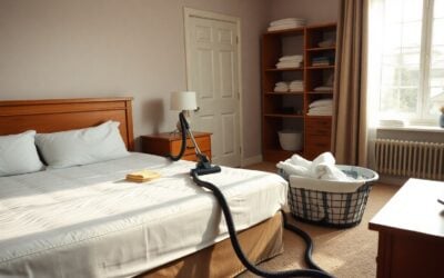 How to properly deep clean a bedroom?