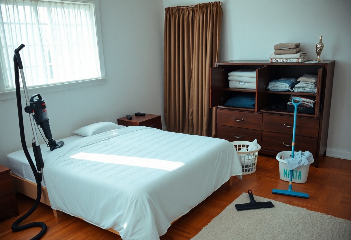 how to properly deep clean a bedroom msm